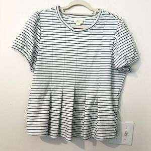 Anthropologie Maeve Striped Shortsleeved Women’s Top XL